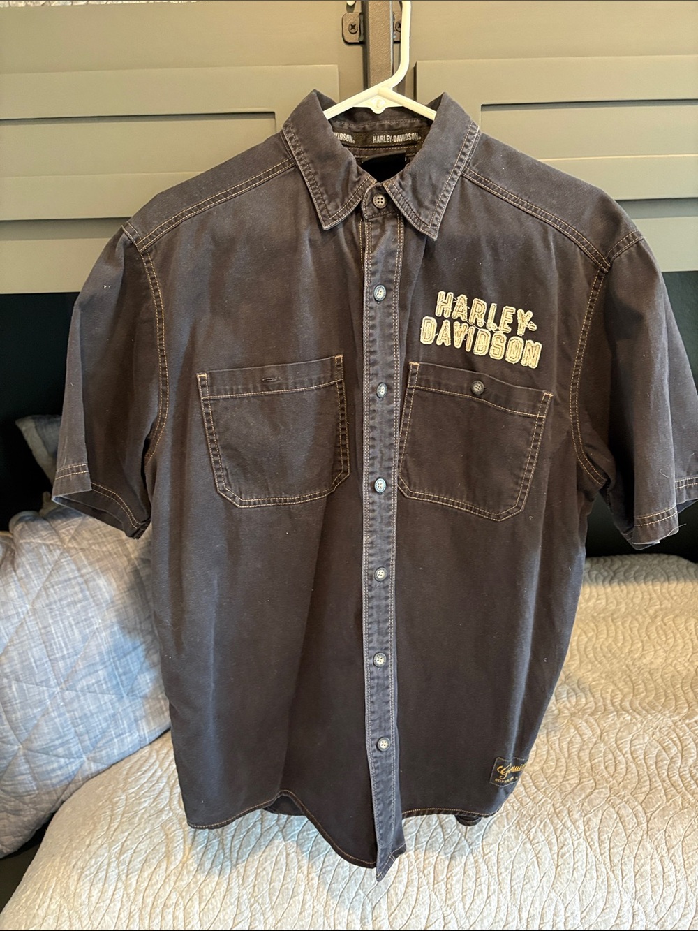 (Men’s M) Harley Davidson Button Down